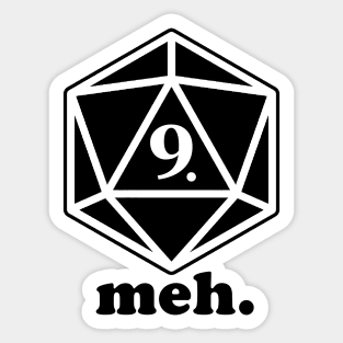 Meh Sticker